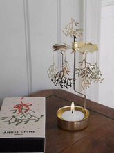 Load image into Gallery viewer, Tea light Spinner Mistletoe
