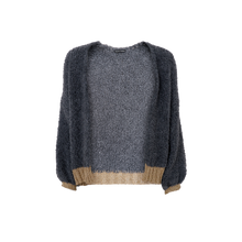 Load image into Gallery viewer, Black Colour Dk Teddy Cardigan
