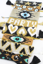 Load image into Gallery viewer, My Doris Beaded Bracelet - Small Evil Eyes
