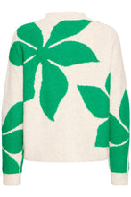 Load image into Gallery viewer, B Young Omea Flower Jumper - Green
