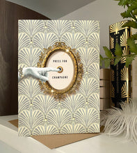 Load image into Gallery viewer, Stephanie Davies Press for Champagne Card
