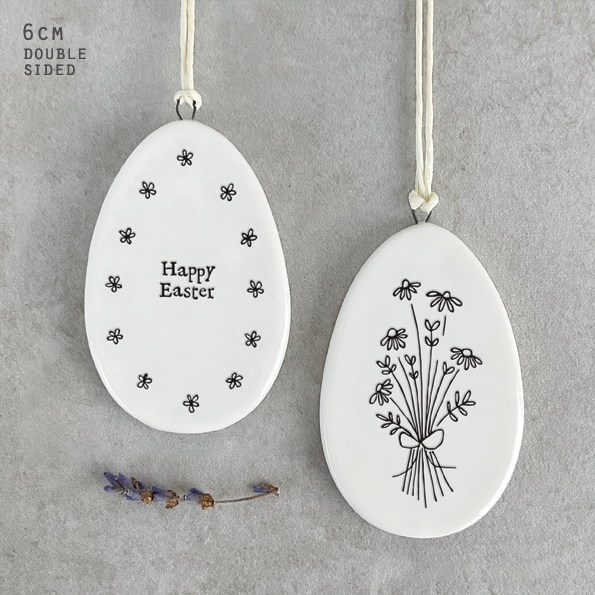 East of India Ceramic Easter Egg Decoration