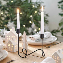 Load image into Gallery viewer, Ginger Ray Swirl Candle Holder Black

