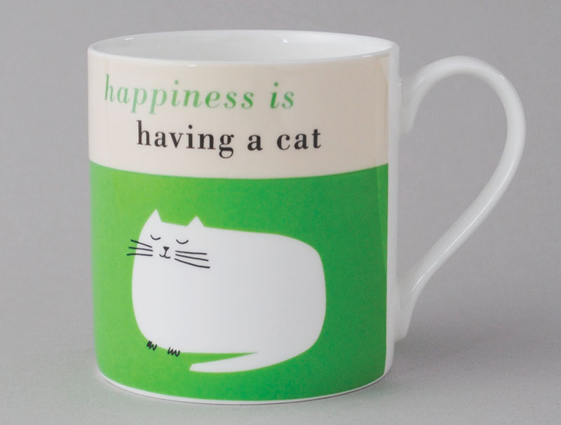 Repeat Repeat Happiness Cat Nap Mug