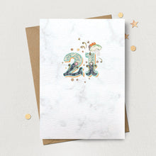Load image into Gallery viewer, Stephanie Davies 21 Age Number Card
