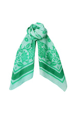 Load image into Gallery viewer, Black Colour DK Hally Neckerchief - Green
