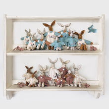 Load image into Gallery viewer, East of India Small Hanging Sitting Rabbit - 3 Colours
