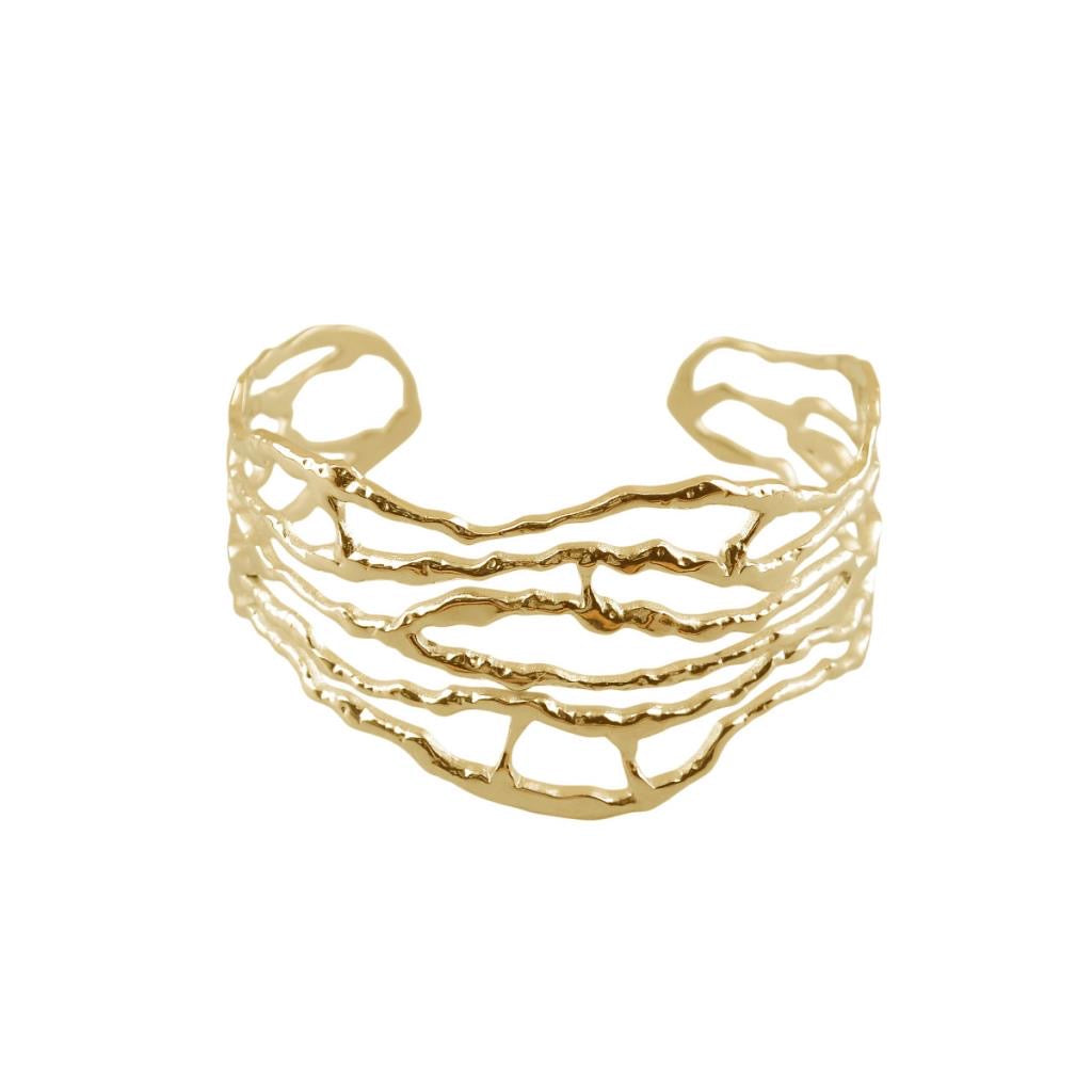 Gold Branches Cuff