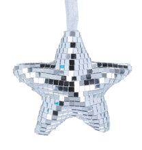 Load image into Gallery viewer, Gisela Graham Mirror Star Decorations - Silver / Gold
