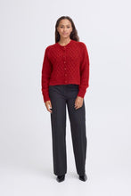 Load image into Gallery viewer, ICHI Bela Cardigan - Red Dahlia
