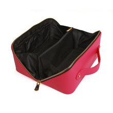 Load image into Gallery viewer, Alice Wheeler Pink / Black Train Case - 2 Sizes
