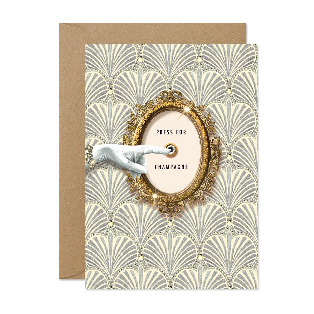 Stephanie Davies Press for Champagne Card