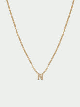 Load image into Gallery viewer, Tutti Small Alphabet Necklace - Gold

