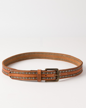 Load image into Gallery viewer, BIBA Tan Stella Leather Belt - 3 Lengths
