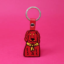 Load image into Gallery viewer, Ark Colour leather Spaniel Keyring

