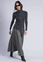 Load image into Gallery viewer, Religion Sophie Faux Leather Maxi Skirt - Grey
