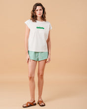 Load image into Gallery viewer, Grace &amp; Mila Milo Shorts - Green Stripe
