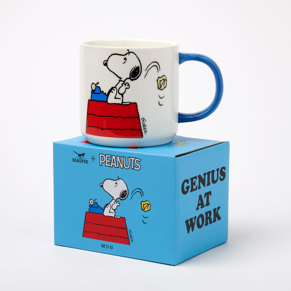 Snoopy Genius At Work Mug