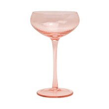 Load image into Gallery viewer, “Here’s How” Set of 2 Coupe Glasses - Blush
