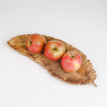 Load image into Gallery viewer, Elegant Gold Feather Tray
