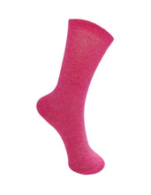 Load image into Gallery viewer, Black Colour DK Lurex Socks - 4 colours available
