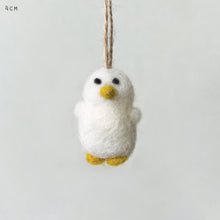 Load image into Gallery viewer, East of India Hanging Chick Easter Dec - Cream
