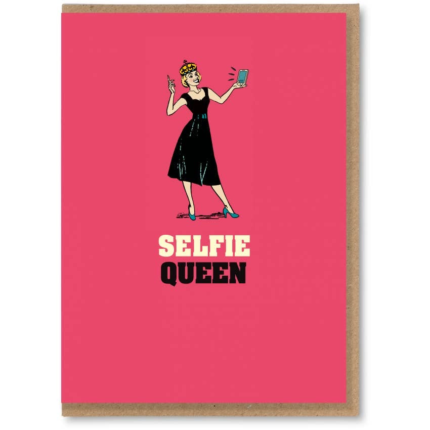 Selfie Queen Card