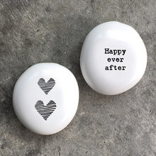 Load image into Gallery viewer, East of India Sentiment Porcelain Pebbles - 12 Options
