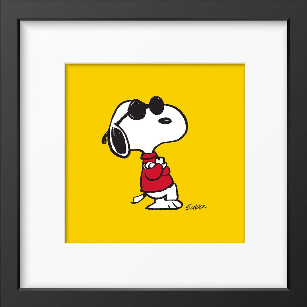 Joe Cool - Snoopy Framed Print