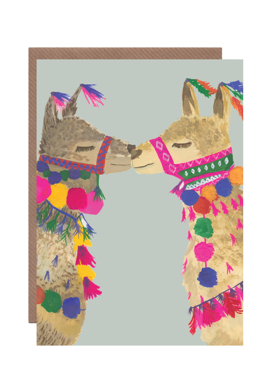 Love Llamas Greeting Card