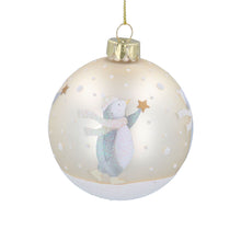 Load image into Gallery viewer, Gisela Graham Gold Baby’s First Christmas Decoration
