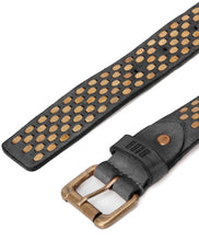 Load image into Gallery viewer, BIBA Black Lovington Studded Leather Belt - 2 Lengths
