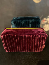Load image into Gallery viewer, Velvet Cosmetic Purse - 2 Colours
