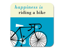 Load image into Gallery viewer, Repeat Repeat Happiness Bike Coasters
