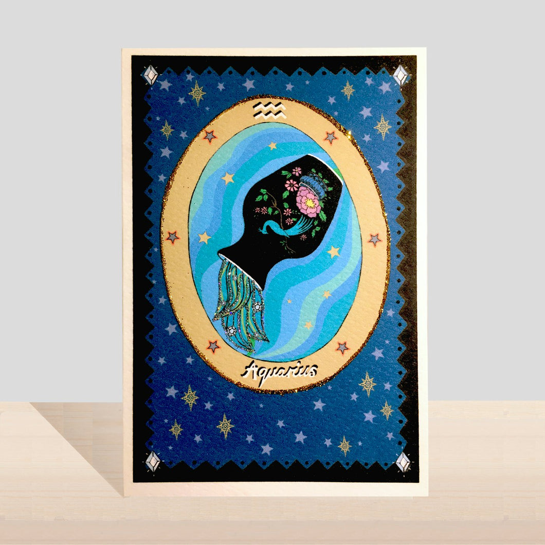 Rosie Wonders Zodiac Cards - Aquarius