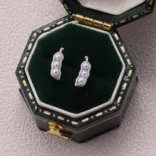 Load image into Gallery viewer, Attic Creations Message Bottle Earrings - ‘Peas in a Pod’
