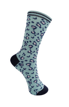 Load image into Gallery viewer, Black Colour DK Leo Glitter Socks - 7 Colours
