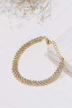 Load image into Gallery viewer, Crystal Mesh Bracelet - Silver / Gold
