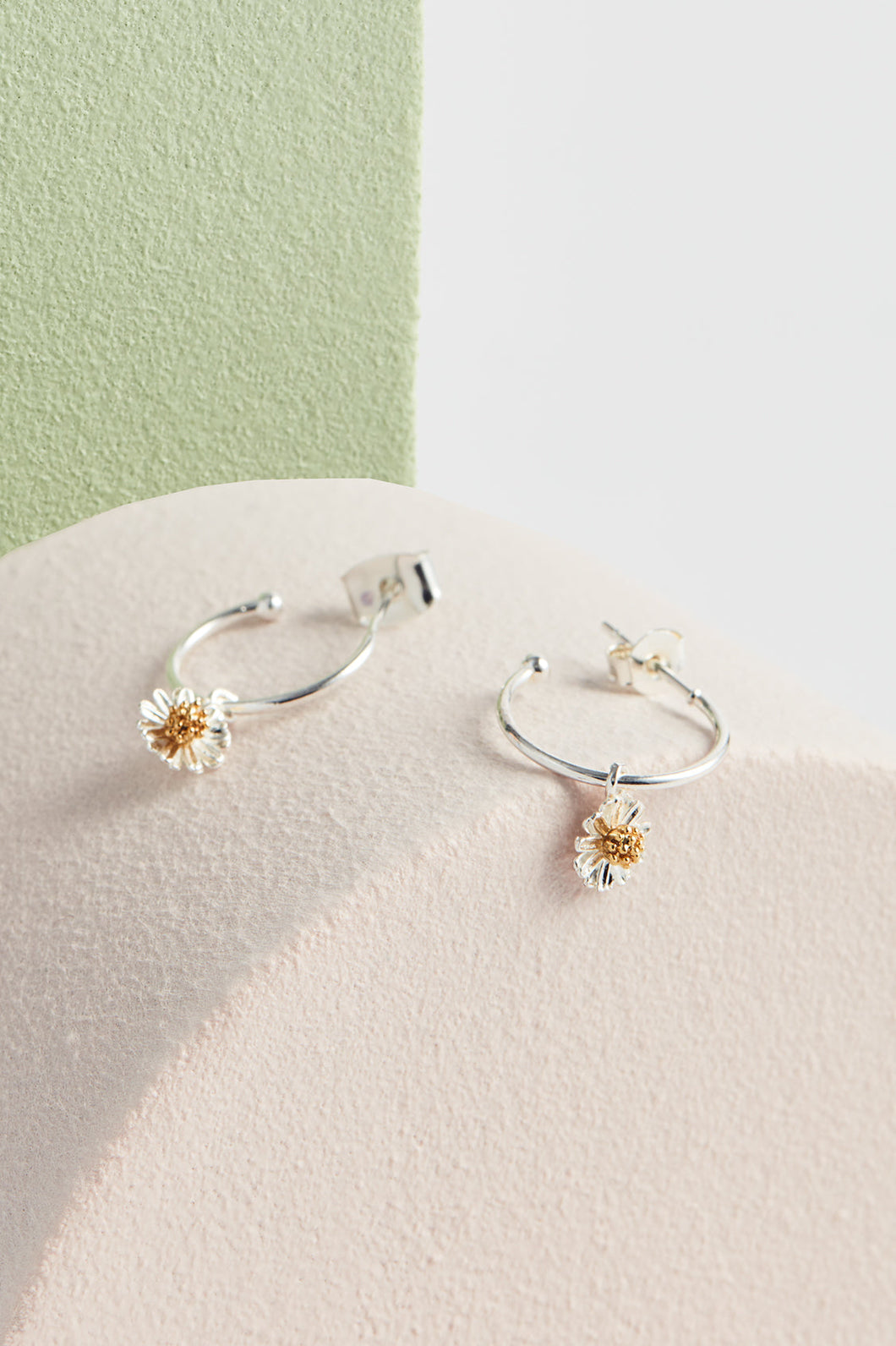 Estella Bartlett Wild Flower Hoop Earrings