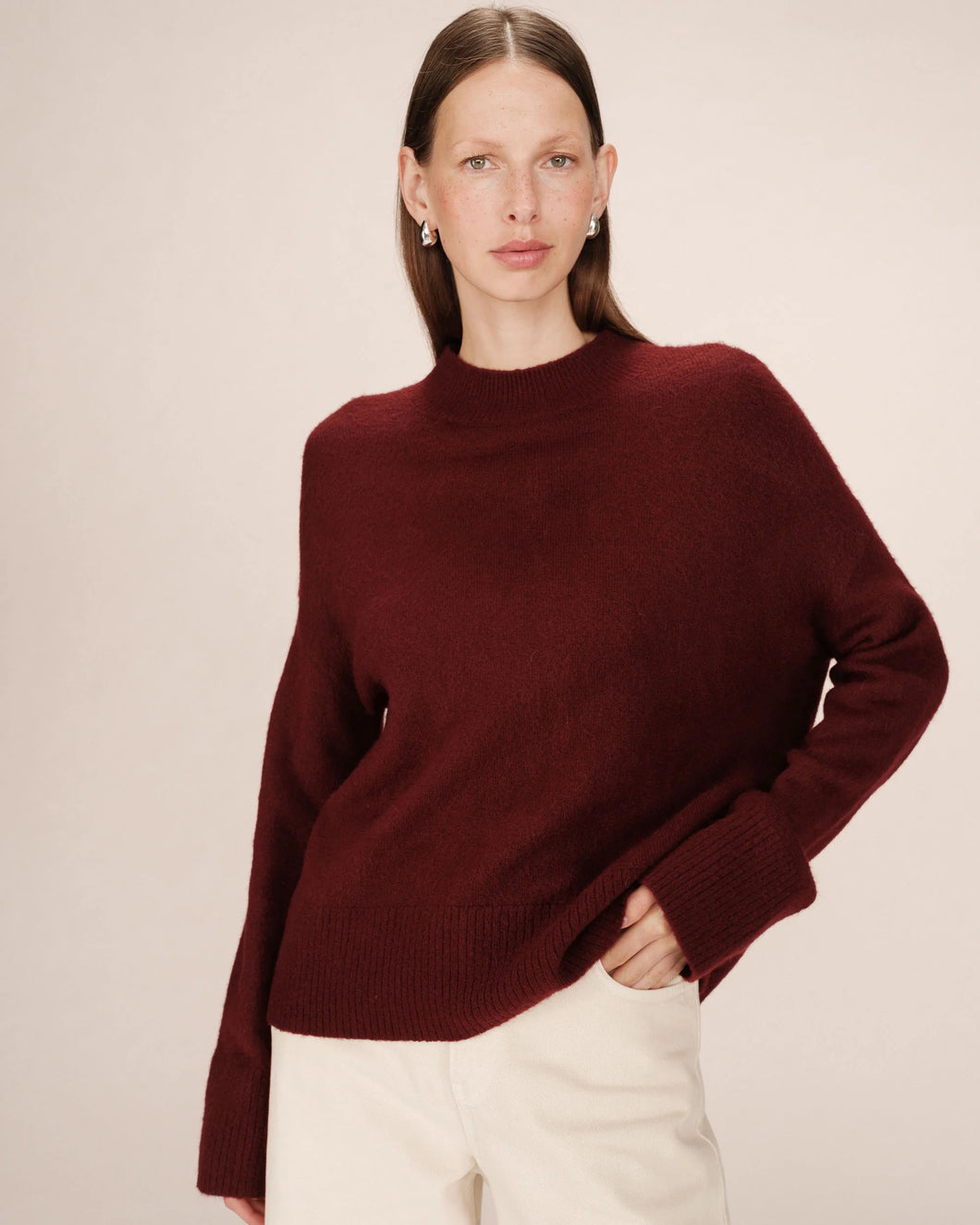 Grace & Mila Salty Jumper - Bordeaux