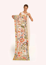Load image into Gallery viewer, Powder Folky Floral Coconut Cotton Scarf
