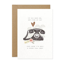 Load image into Gallery viewer, Stephanie Davies A Phone Call Away Greeting Card
