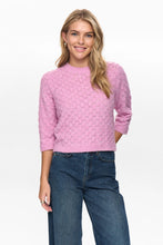 Load image into Gallery viewer, NÜMPH Nuriette Leaf Pointelle Pullover - Pink
