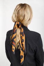 Load image into Gallery viewer, Black Colour DK Leopard Neckerchief
