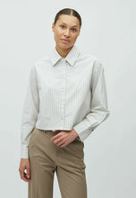 Load image into Gallery viewer, mbyM Emaly Shirt - Grey Carinna Stripe
