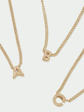 Load image into Gallery viewer, Tutti Small Alphabet Necklace - Gold
