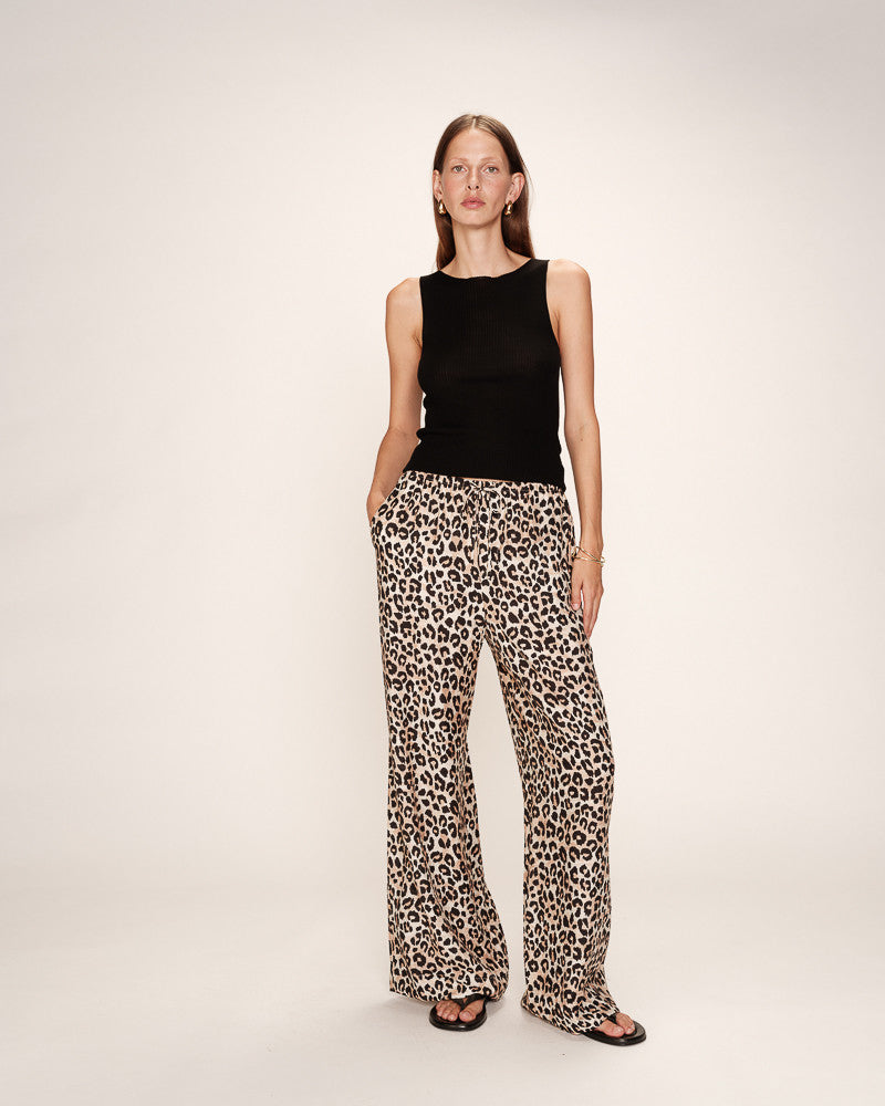 Grace & Mila Rick Leopard Print Trousers