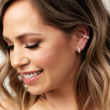 Load image into Gallery viewer, Scream Pretty / Hannah Martin Pearl Huggie Earrings
