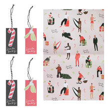 Load image into Gallery viewer, Ginger Ray Gift Wrap Set Santa Baby
