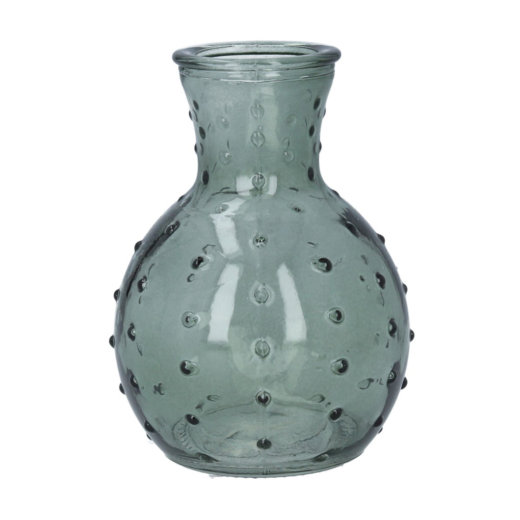 Gisela Graham Green Mini Dimple Vase